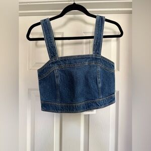 ‼️SOLD‼️Sezane Indigo Denim Top